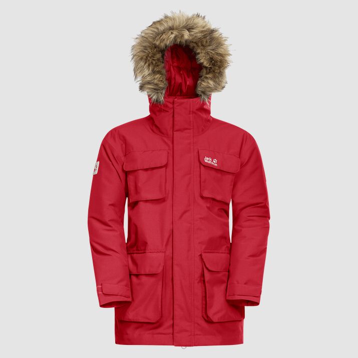 Jack Wolfskin Kids Snow Explorer Winter Parka Red 069571IFK